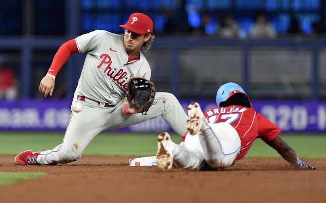 Bryson Stott's triple jump-starts Phillies past Marlins 8-3