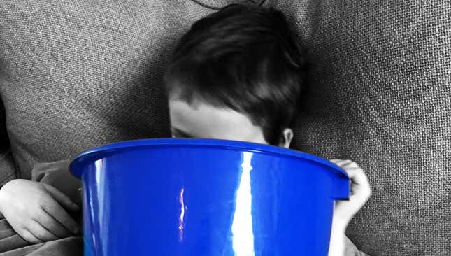 Image for article titled A Guide to Surviving Your Kid's Nighttime Vomit Disaster
