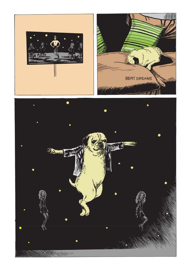 Image for article titled Maria Bamford and Scott Marvel Cassidy talk to us about their new graphic novel, Hogbook And Lazer Eyes