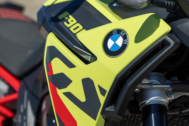 The BMW F900GS in Sao Paulo Yellow