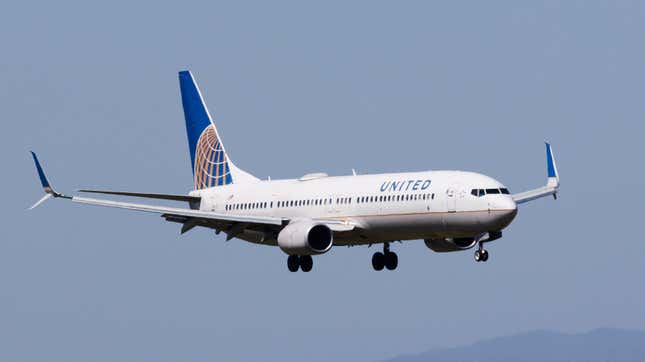 A United Airlines plane