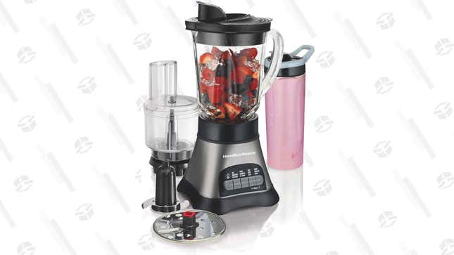 Hamilton Beach Blender and Food Processor Combo | $65 | 22% Off | Amazon