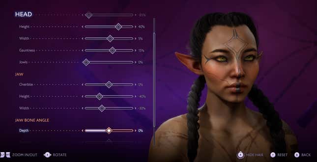 Kate's Rook in the character creator.