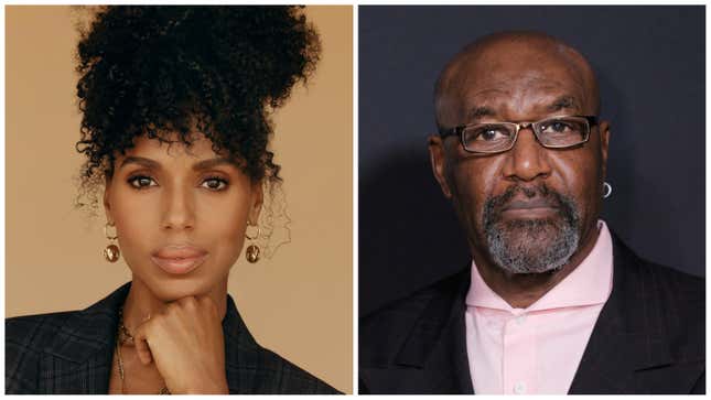 Kerry Washington, left; Delroy Lindo.