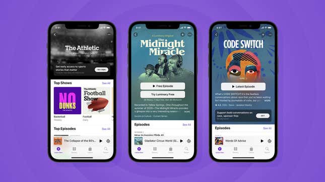 Image for article titled Apple Is Finally Launching In-App Podcast Subscriptions