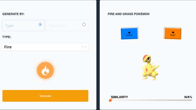 How to create AI generated Pokemon using Fakemon randomizer - Dexerto