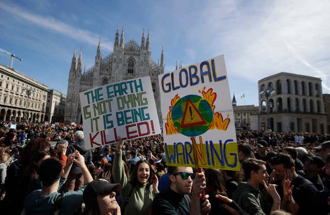 Pictures: Climate Change Protests By Young People Around The World