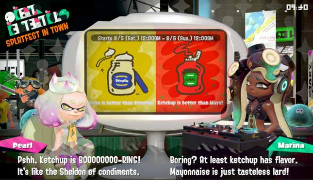 Let’s Settle Splatoon’s Mayo vs. Ketchup War, With Science