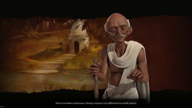 Gandhi Is Still An Asshole In <i>Civilization VI</i>