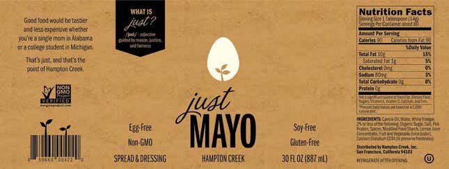 Just Mayo’s new label