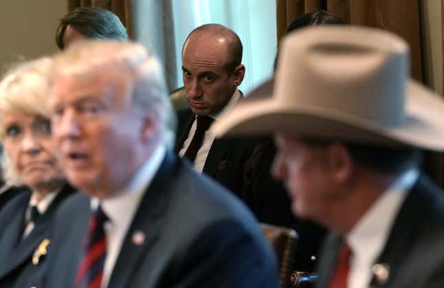 Image for article titled President Stephen Miller Gets His Wish: Trump Promises Mass Deportations of Undocumented Immigrants Next Week