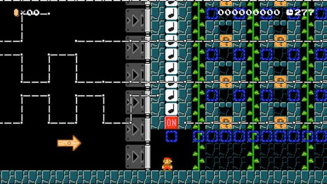 Image for article titled Mario Maker Level Lets You Compose Music And Play It Back