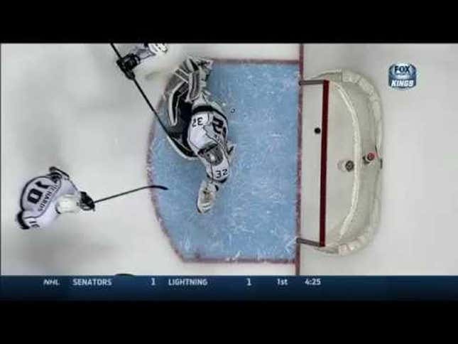 Vinny Lecavalier Hit Both Posts And The Crossbar