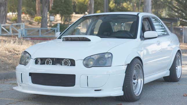 Image for article titled At $15,000, Could This M52-Powered 2005 Subaru WRX Be A Frankenstein Monster You Could Get Behind?