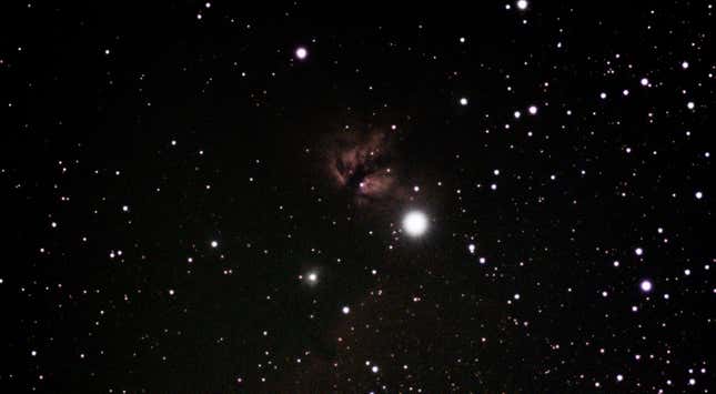 Dwarf II supports FITS and TIFF formats, allowing more advanced users to edit their long exposures in image editing software. The image above, showing the Flame Nebula, was cropped and edited in GIMP. 