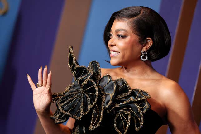 Taraji P. Henson at the 14th Governors Awards held at The Ray Dolby Ballroom at Ovation Hollywood on January 9, 2024 in Los Angeles, California.