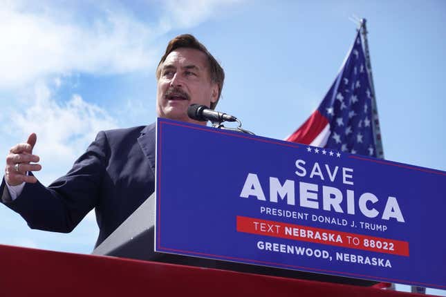 Mike Lindell has been an ardent support of former U.S. president Donald Trump.