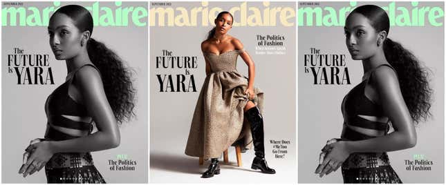 Image for article titled &#39;You Have to Take Care of Yourself&#39;: Yara Shahidi Talks Mental Health and Making Change as Marie Claire&#39;s October Cover Star