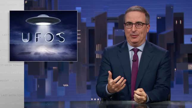 John Oliver on Last Week Tonight discussing UFOs