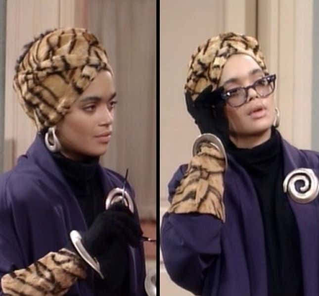 Bild für Artikel mit dem Titel Der ikonische Modestil von Denise Huxtable aus der „Cosby Show“ ist immer noch beeindruckend