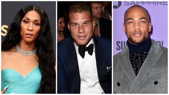 Left to right: Michaela Jaé Rodriguez; Blake Griffin; Kendrick Sampson.