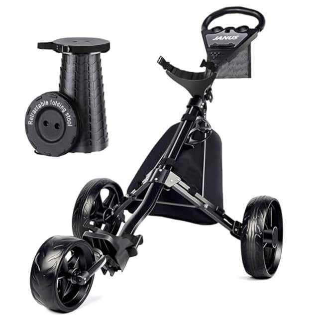 Image for article titled Improve Your Golf Experience with JANUS Folding Golf Cart for 41% Off