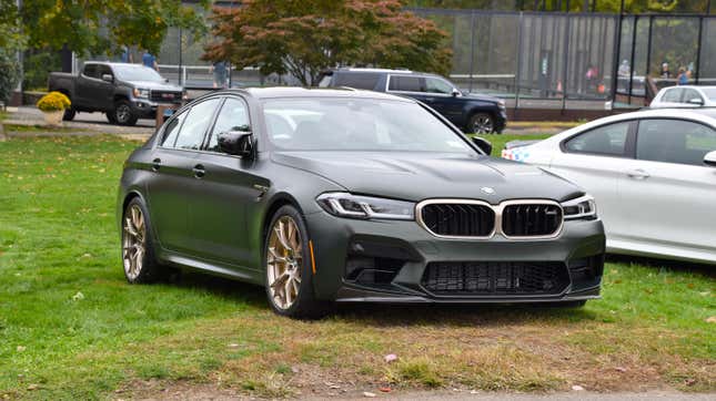 A 2022 BMW M5 CS in New Canaan, Connecticut