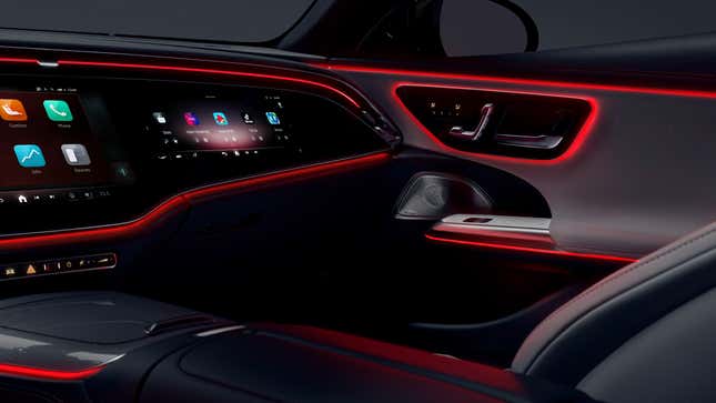 Image for article titled The 2024 Mercedes E-Class Interior Is Trying to Impress You