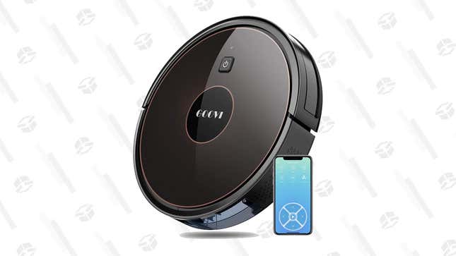 Goovi Robot Vacuum | $110 | Amazon Gold Box | Clip on-site coupon