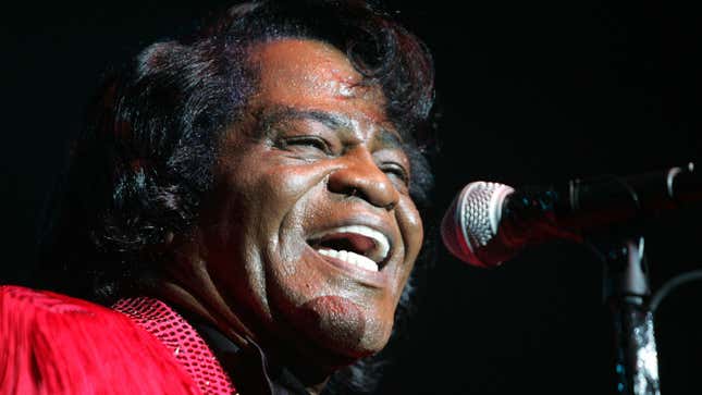 James Brown performs on stage at the Miller Rock Thru Time Celebrating 50 Years of Rock Concert at Roseland September 17, 2004 in New York City.