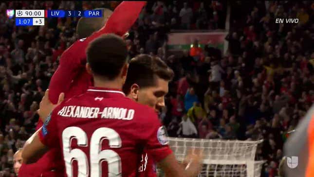 Liverpool Righteously Owned PSG In A Champions League Classic