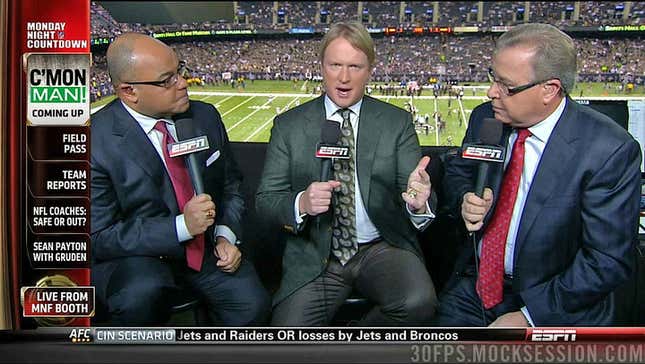 Why Does Jon Gruden Think The Philadelphia Stadiums Are "Downtown"?