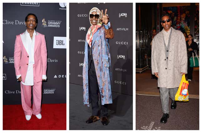 Image for article titled The Evolution of A$AP Rocky&#39;s Style