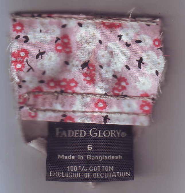Image for article titled These are the clothing labels left behind in the Bangladesh factory fire that killed 112 workers