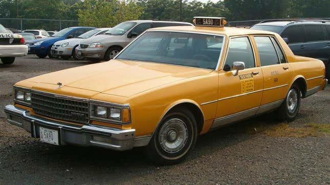 A Chevrolet Caprice taxi in New York