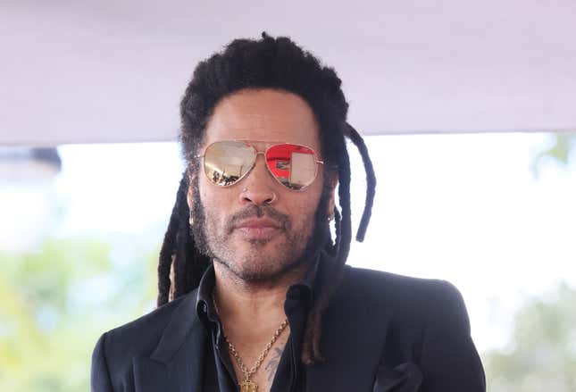 Lenny Kravitz honored with Star on the Hollywood Walk of Fame on March 12, 2024 in Hollywood, California.