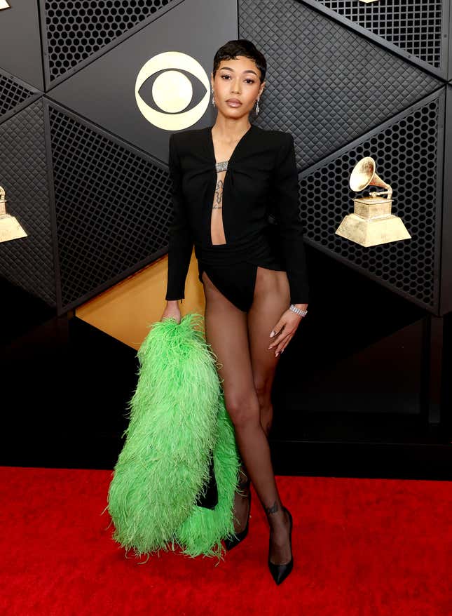 Image for article titled 2024 Grammys: Black Stars’ Best Red Carpet Looks