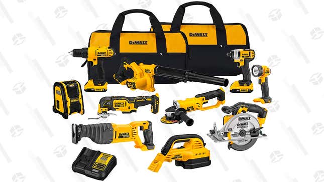 DeWalt 10-Piece Cordless Power Tool Kit | $599 | Amazon