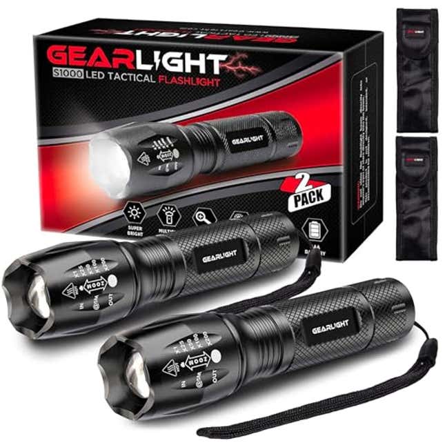 Image for article titled Score 33% Off GearLight LED Flashlights Today