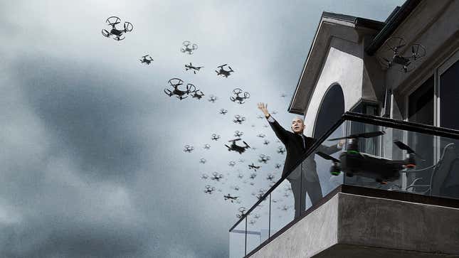 Image for article titled ‘Fly, My Pretties,’ Says Jeff Bezos Releasing Swarm Of Amazon Drones To Hunt Down Nude Photos