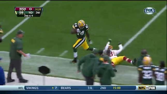 Brandon Meriweather Injures Himself On Second Helmet-To-Helmet Tackle