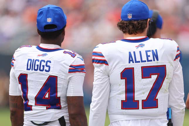 Stefon Diggs and Josh Allen may be headed for a breakup.