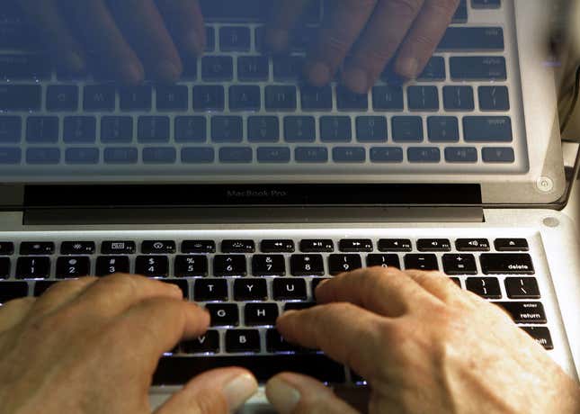 Image for article titled Computer hacking is the biggest story in the world now—too bad all the photos are so weird