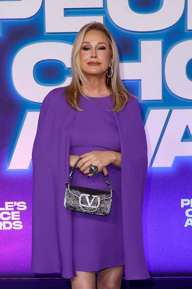 SANTA MONICA, CALIFORNIA - DECEMBER 06: Kathy Hilton attends the 2022 People's Choice Awards at Barker Hangar on December 06, 2022 in Santa Monica, California. (Photo by Frazer Harrison/WireImage)