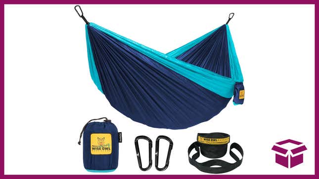 The Wise Owl Camping Hammock is an excellent way to take a load off and relax.