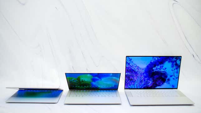 An image of the entire new XPS line.