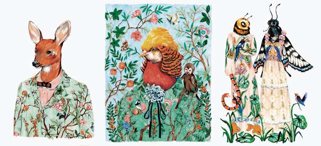 Illustrations by Phannapast Taychamaythakool for #GucciGram Tian