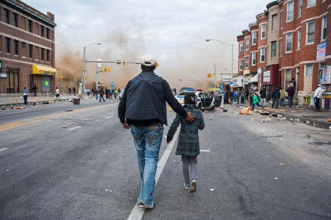 Schools are closed in Baltimore today.