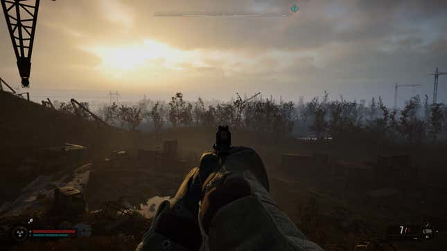 The ADS animation for the Kora-1911 in Stalker 2.