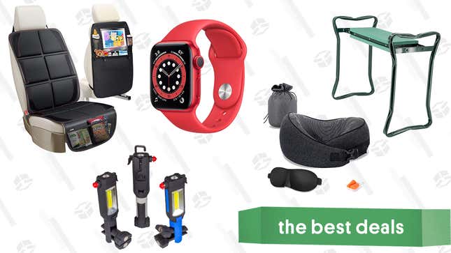 Image for article titled Saturday&#39;s Best Deals: Apple Watch Series 6, SecureBrite Safety Tools, Eternal Garden Bench + Kneeler, and More